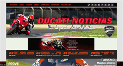 Desktop Screenshot of ducatinoticias.es